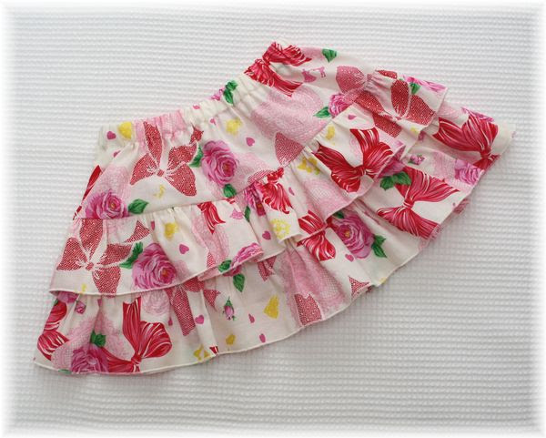 甚平ドレスbaby Kids作り方 後編 スカート 妖精の庭 さ や の写真日記 Sugar Fairy S Patio