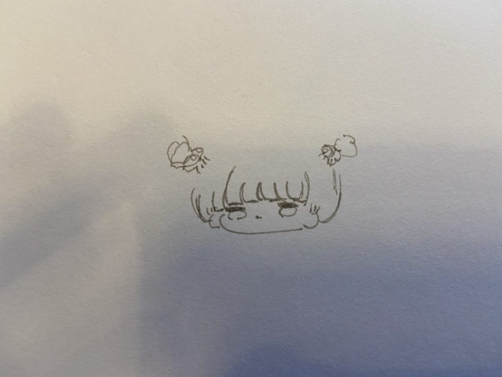 手描き 簡単 可愛い女の子のゆるい絵の描き方 イラスト きょうはなにをしよう