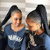 Straight Up Hairstyles With Natural Hair - Straight Up Foluke S African Skies - Put your hair in two braided pigtails on either side of your head, then pin them up to make.