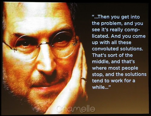 Steve Jobs quote - Web Directions South 2008