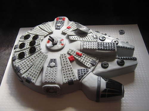 Lego Millenium Falcon Cake by Cake Maniac