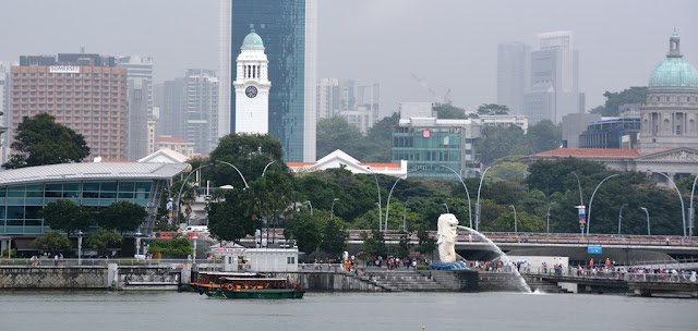 Singapore Bay area Merlion