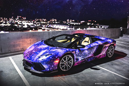 This Lamborghini Aventador Hasn39;t Been Photoshopped, It39;s Just Galaxy
