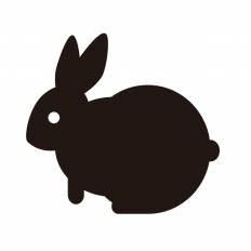 選択した画像 ウサギ シルエット フリー たつく