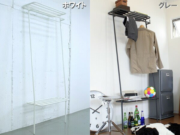 洋服掛け コートハンガー 壁 スタンド Cdラック スリム 鏡 壁掛け棚 ウォールハンガー ハンガーラック 木製 コート掛け 北欧 スチールラック ハンガー ラック 立てかけ リビング オフィス 洋服かけ 洋服ラック おしゃれ コートかけ 玄関 Du0006 Wall Hanger ホワイト