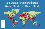 Locations of visitors to this page