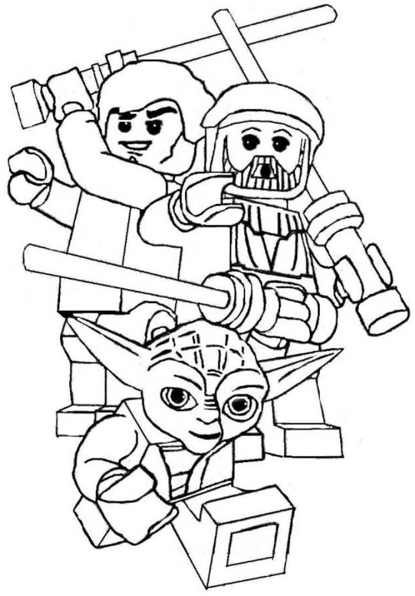 Download Lego star wars coloring pages to download and print for free