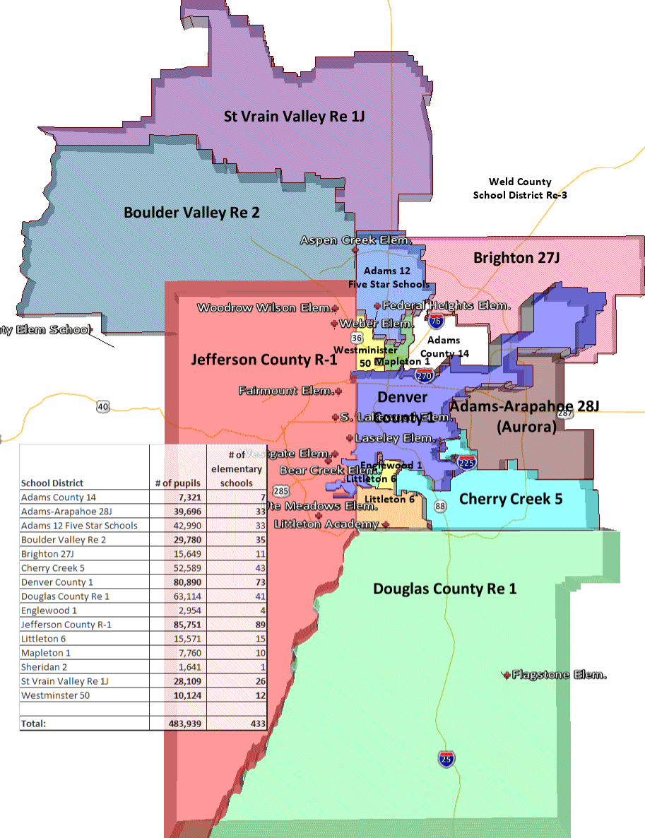 Denver Public Schools District Map