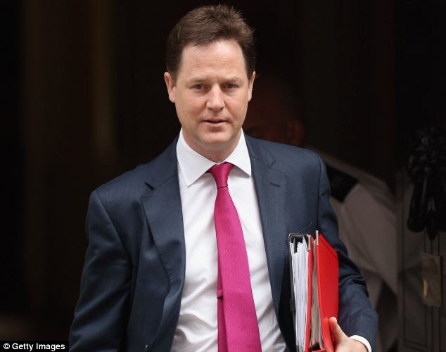 Deputy Prime Minister Nick Clegg admitted hiring a Belgian 'lady' as a 'home help'