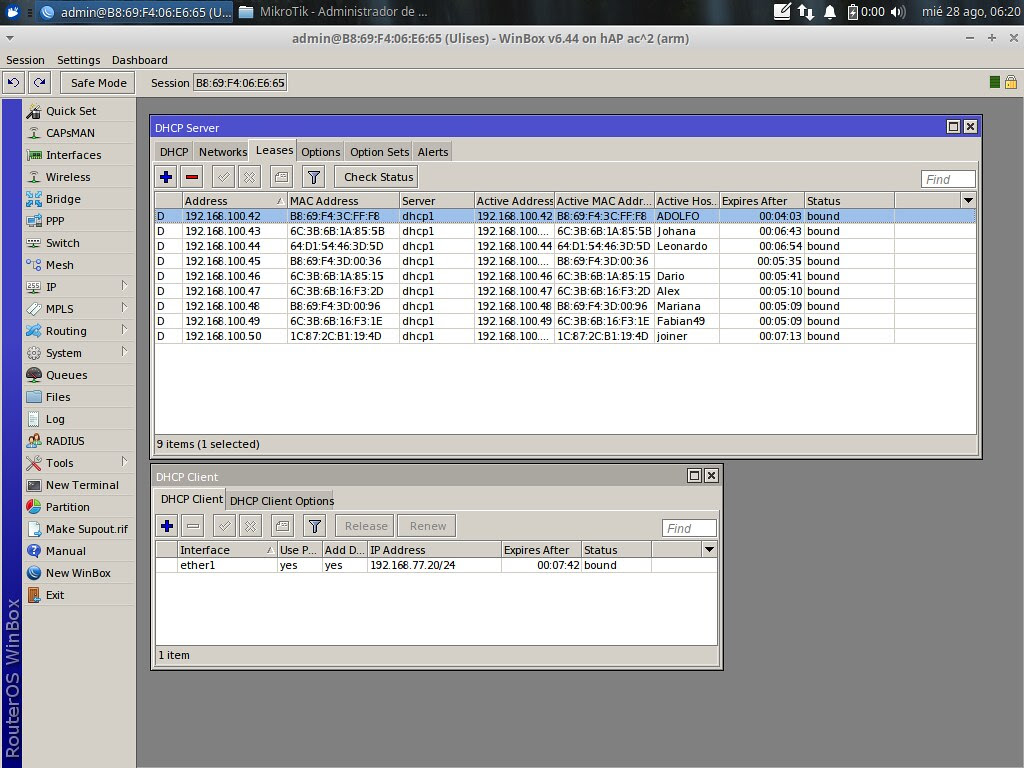 Mikrotik winbox