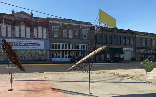 Julie Glass sculpture, Texas Ave, Shreveport by trudeau