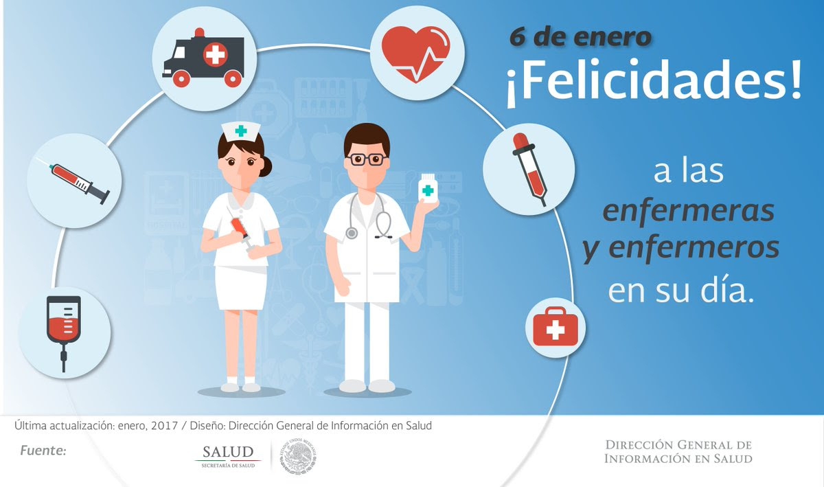 6 de enero: día de la #enfermera y el #enfermero ...