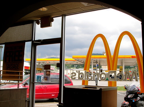 A McDonalds in Erwin, Tennessee
