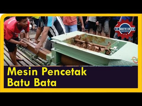 Video Jual Mesin Cetak Batu Bata Bekas