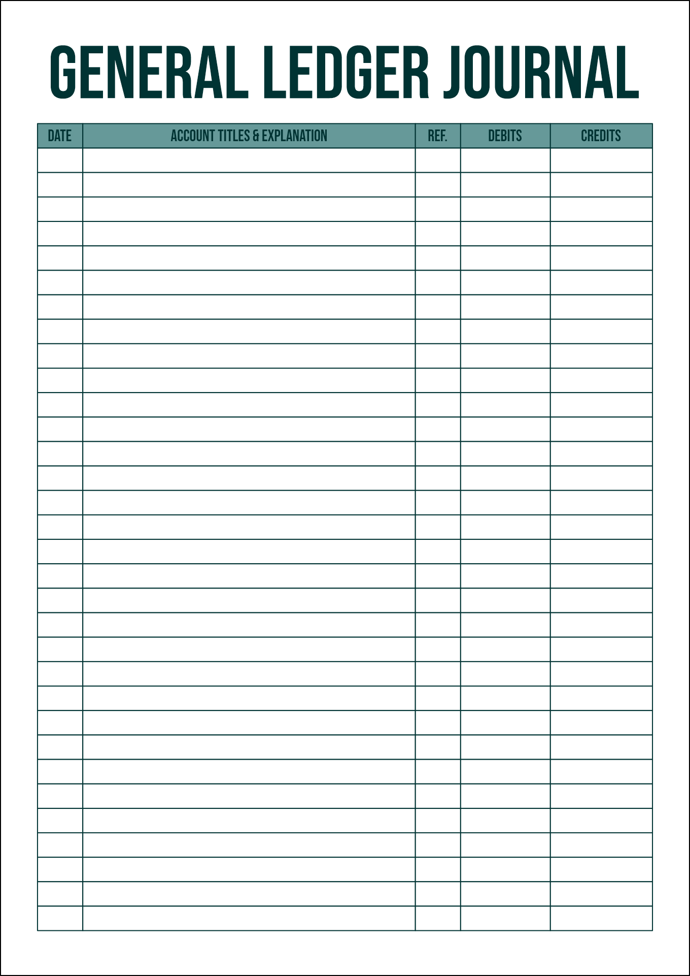 5 Best Images of Free Printable Ledger Balance Sheet ...