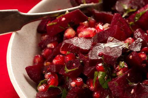 Pomegranate and beetroot salad / Peedi-granaatõunasalat