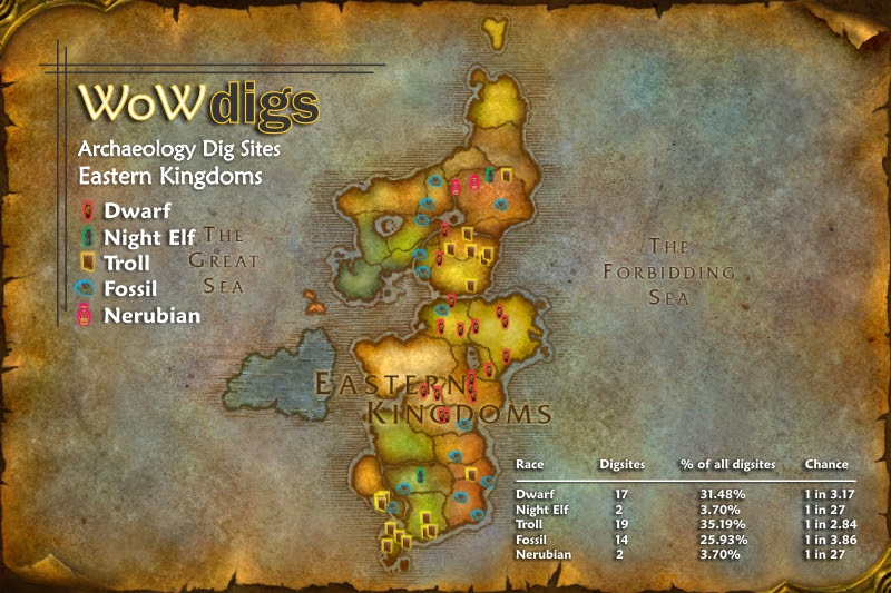 world of warcraft map eastern kingdoms. WoWdigs - Eastern Kingdoms