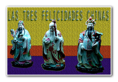 las tres felicidades chinas
