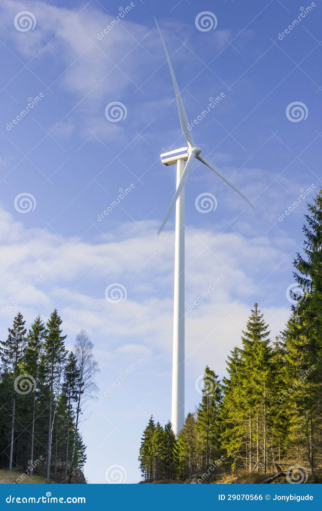 Electric Tower Windmill Generator Royalty Free Stock Image - Image 