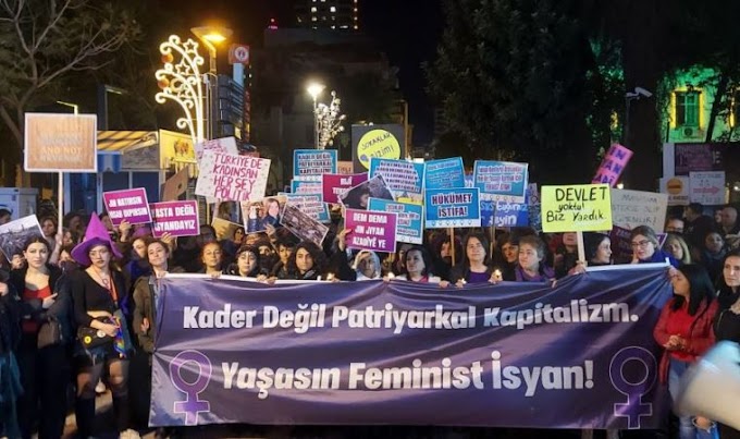    İzmir'de Feminist Gece Yürüyüşü düzenlendi: Hükümet istifa!