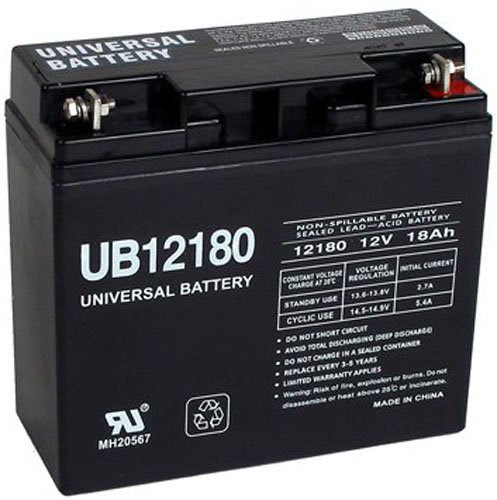 12 volt 18 Ah Rechargeable Battery