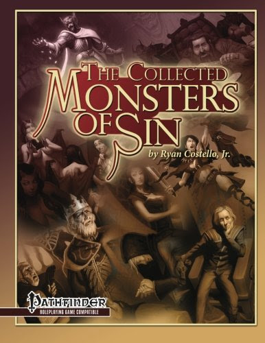 The Collected Monsters of   Sin: for Pathfinder RPG, by Ryan Costello Jr.