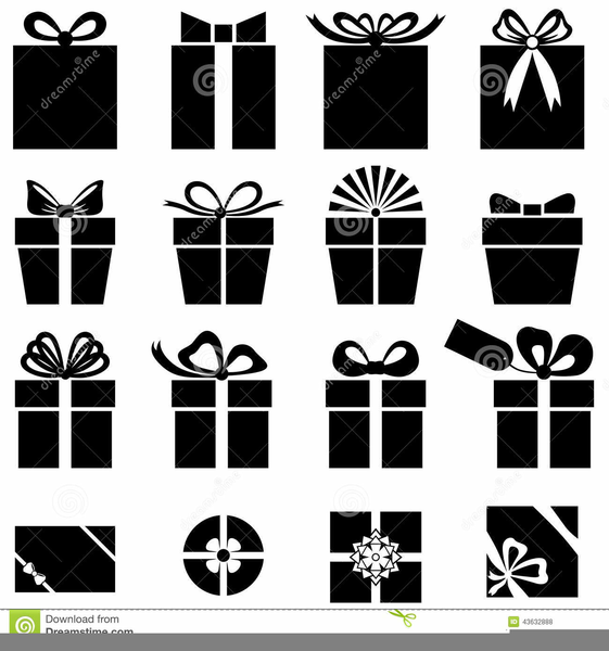 Download Present Clipart Black White | Free Images at Clker.com ...