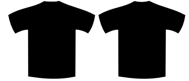  Kaos  Hitam Polos  ClipArt Best