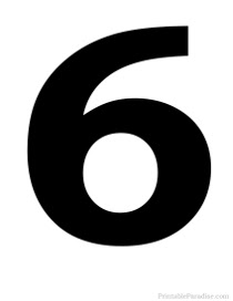 printable silhouette numbers