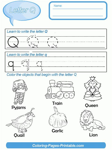  printable preschool letter writing worksheets coloring pages
