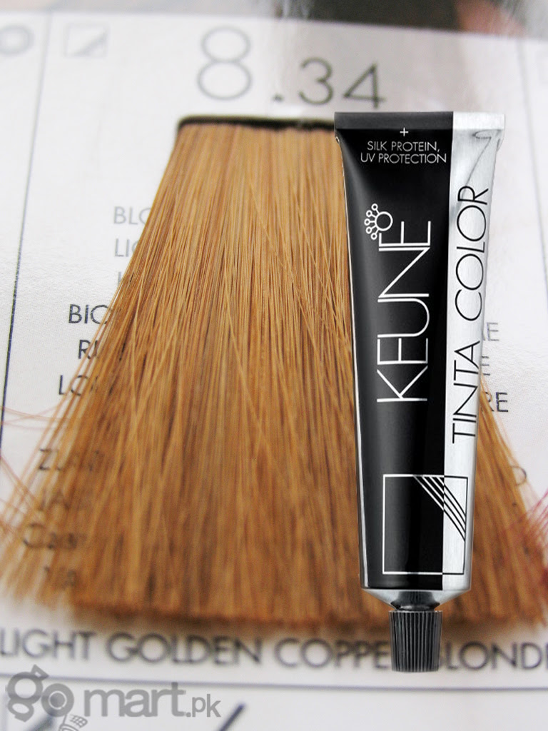 Keune Tinta Color Light Golden Copper Blonde 8.34 - Hair Color & Dye  Gomart.pk