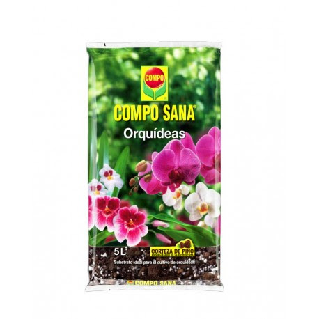 Sustrato para orquídeas Compo Sana 5L.