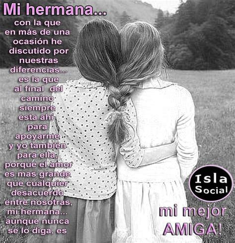 mi hermana amo mi hermana frases de hermanas