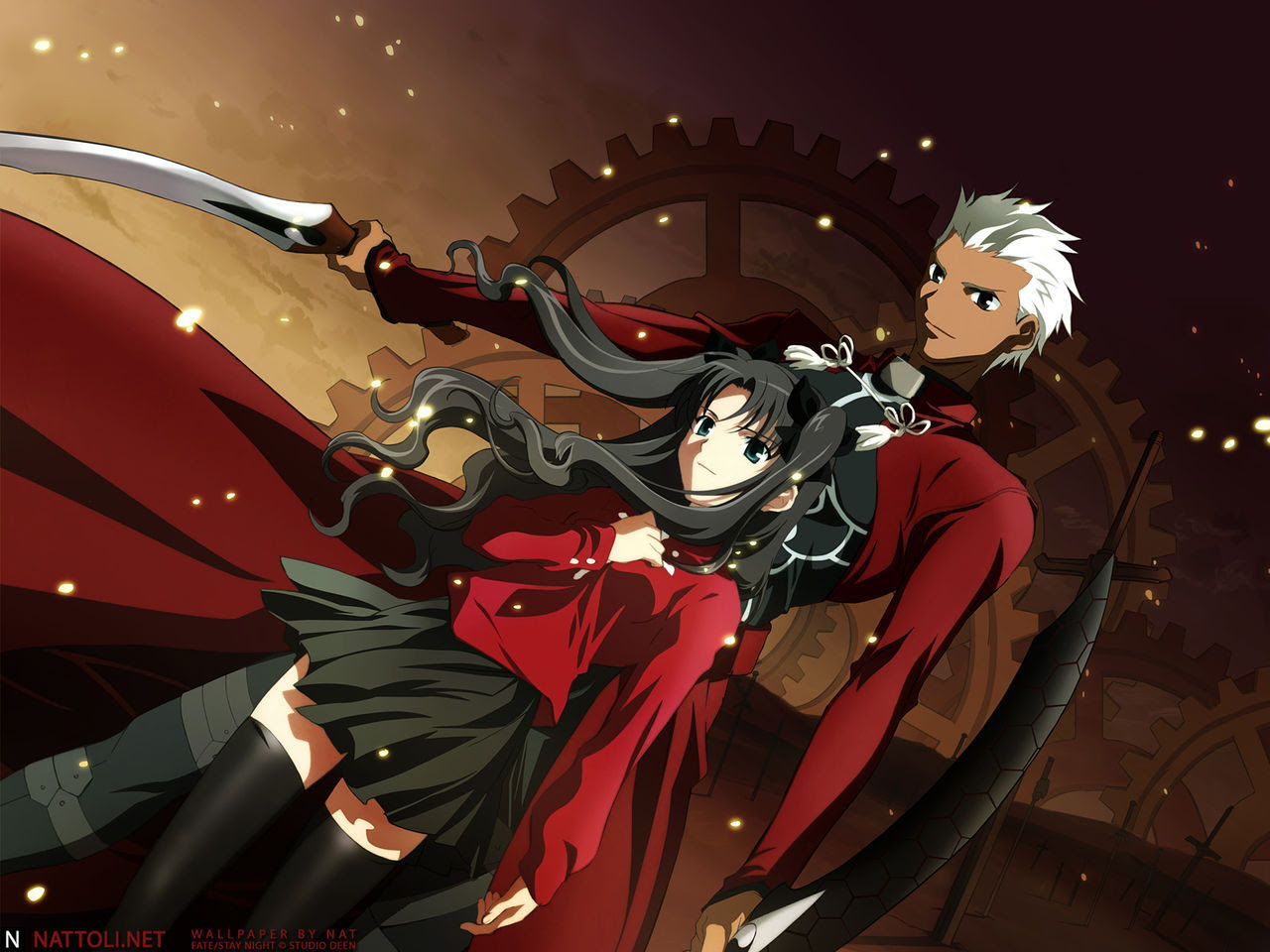 Fate Stay Night Immagini Archer And Rin Hd Wallpaper And Background