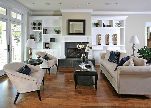 christian rice architects, inc. traditional living room