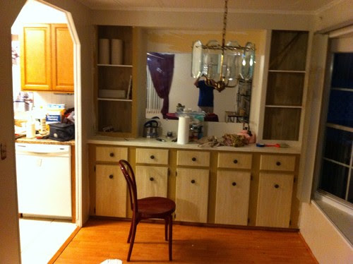 Dining room buildin wall unit