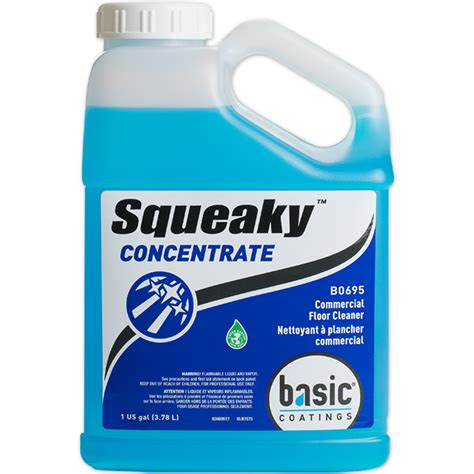 Lady uses a tool to sand and stain the hardw. Basic Squeaky Floor Cleaner CONCENTRATE, GallonBASIC