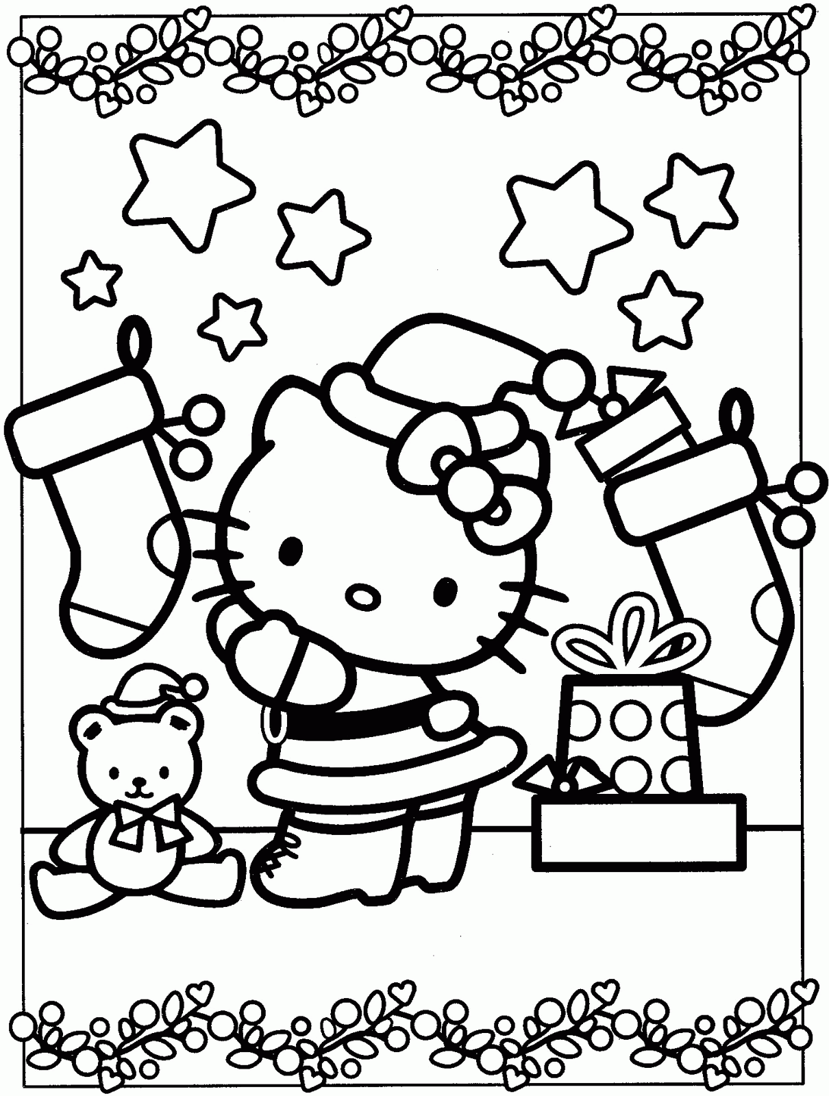 Download Hello Kitty Coloring Pages Pdf - Coloring Home