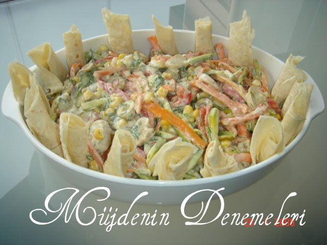 MANTARLI SEBZE SALATASI