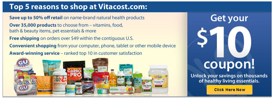 $10 Free to Spend On Deals for Pets and People at Vitacost ...