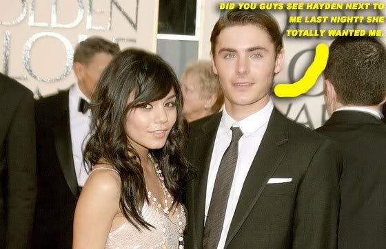 Zac Efron And Vanessa Hudgens Golden Globes. Zac Efron amp; Vanessa Hudgens
