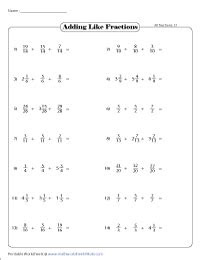  4th grade math worksheets