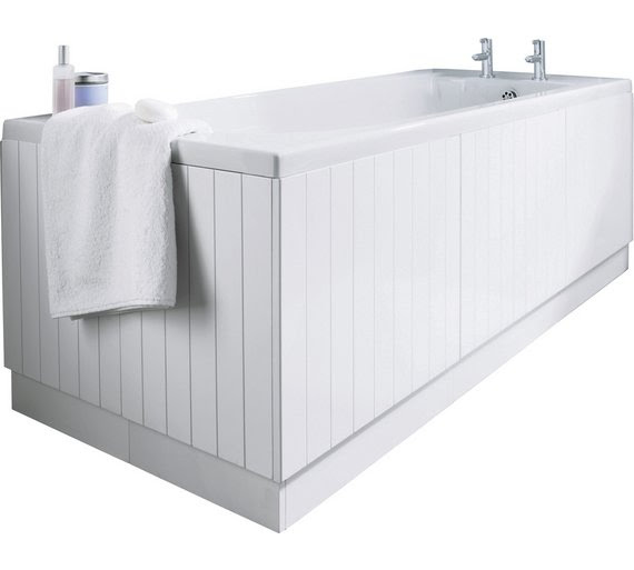 Buy Lavari Tongue and Groove Bath Panel - White at Argos ...