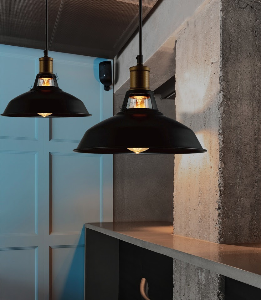 Industrial Retro Vintage Black Pendant Lamp Kitchen Bar Industrial Retro Vintage Black Pendant Lamp Kitchen Bar