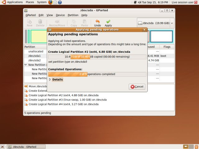 Linux partitions