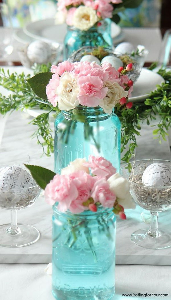 chandelier mason easy jar 30 for Spring DIYs Decoration Beautiful Your