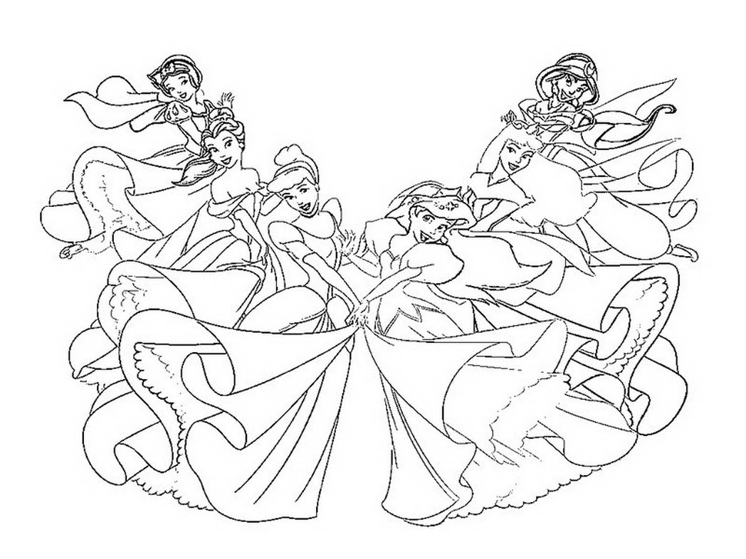Download Cute Disney Princess Coloring Pages at GetColorings.com ...