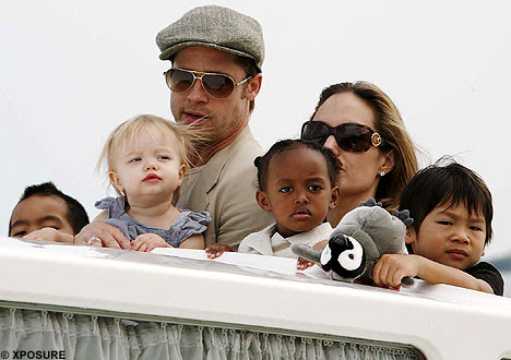 brad pitt and angelina jolie children down syndrome. Brad Pitt and Angelina Jolie