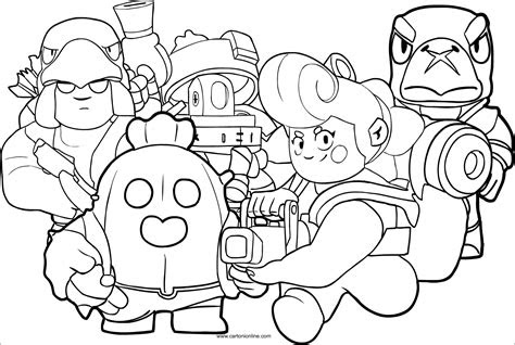 brawl stars kleurplaat brawl stars ausmalbilder