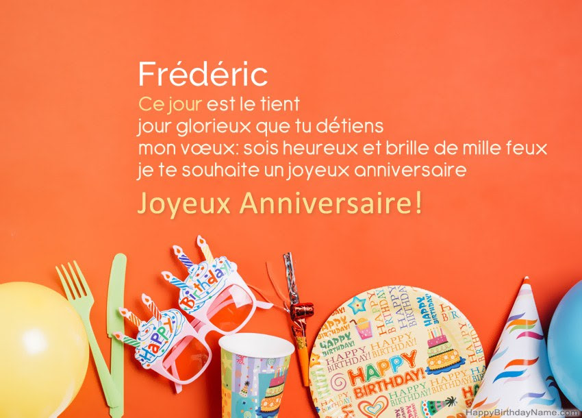 Joyeux Anniversaire Frederic Des Images 25